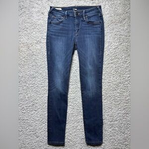 True Religion Jeans Womens 26 Jennie Curvy Skinny Stretch Denim Dark Girls Night